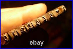 SET 3 MM Number Stamp for colt