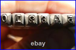 SET 3 MM Number Stamp for colt