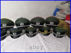 SET OF TWO WW2 German Wehrmacht Heer Officer Visor Cap available in all piping