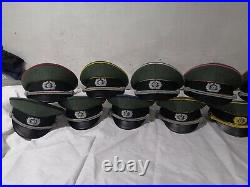 SET OF TWO WW2 German Wehrmacht Heer Officer Visor Cap available in all piping