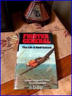 SIGNED Adolf Galland Fighter General Raymond Toliver WWII Luftwaffe Ace