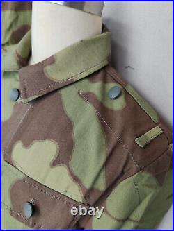 SIZE L GERMAN ARMY ITALIAN CAMO M43 FIELD TUNIC AND TROUSERS -WW2 Replica