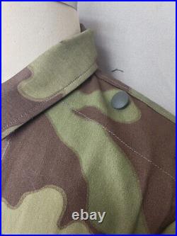 SIZE L GERMAN ARMY ITALIAN CAMO M43 FIELD TUNIC AND TROUSERS -WW2 Replica