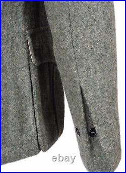 SIZE L GERMAN M36 EM GRAY GREEN WOOL FIELD TUNIC & TROUSERS suit