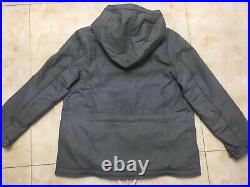 SIZE L WWII GERMAN ARMY Mouse Grey CAMO COAT & WHITE WINTER REVERSIBLE PARKA
