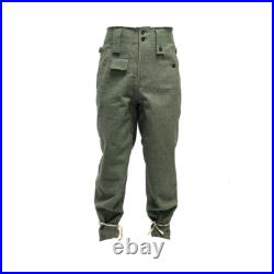 SIZE M, Cosplay WH GERMAN M1943 M43 EM GRAY GREEN WOOL FIELD TUNIC TROUSERS