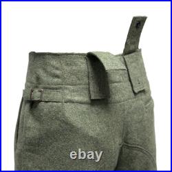 SIZE M, Cosplay WH GERMAN M1943 M43 EM GRAY GREEN WOOL FIELD TUNIC TROUSERS
