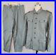 SIZE S GERMAN WH EM HBT GREY COTTON M43 FIELD TUNIC &TROUSERS -WW2 Replica