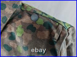 SIZE XL GERMAN Elite Dot44 Peas CAMO M43 FIELD TUNIC AND TROUSERS -WW2 Replica