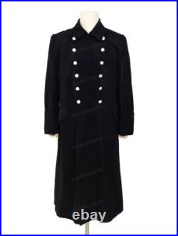 SIZE XL, World War II GERMAN ELITE M32 FIELD BLACK WOOL GREATCOAT TRENCH COAT SIZE XL, World War II GERMAN ELITE M32 FIELD BLACK WOOL GREATCOAT TRENCH COAT