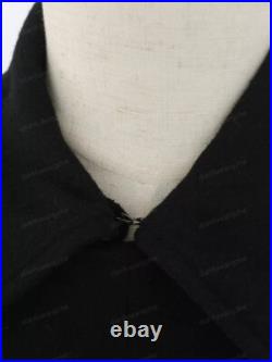 SIZE XL, World War II GERMAN ELITE M32 FIELD BLACK WOOL GREATCOAT TRENCH COAT