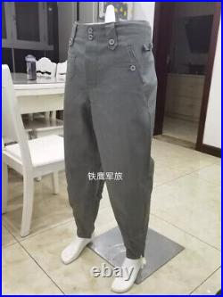 SIZE XXXL Cosplay WORLD WAR 2 GERMAN HBT CANVAS M1943 FIELD TUNIC TROUSERS SET