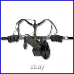 STOCK Replica WWII German Army 98 Leather Equip Kettle Mask Jar Belt Set Prop