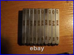 Set Schlagstempel Stamp for Harley Davidson 3/16 inch 4,76 mm