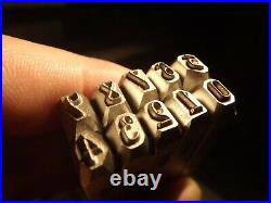 Set Schlagstempel Stamp for Harley Davidson 3/16 inch 4,76 mm
