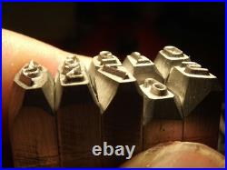 Set Schlagstempel Stamp for Harley Davidson 3/16 inch 4,7 mm
