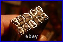 Set Schlagstempel Stamp for Harley Davidson 3/16 inch 4,7 mm H