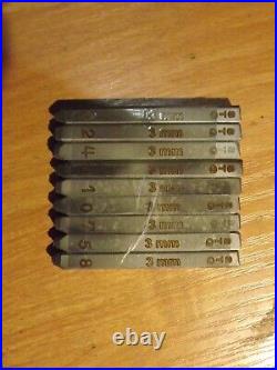 Set numbering stams STG 3 mm