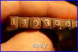 Set numbering stams for Colt 2,2 mm