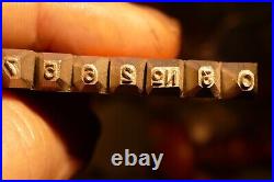 Set numbering stams for Colt 2,2 mm