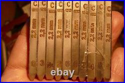 Set numbering stams for Colt 2,2 mm Set numbering stams for Colt 2,2 mm