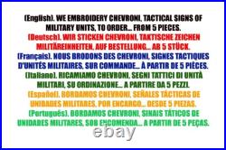 Set of 14 chevrons of the Waffen Grenadier Divisions of the SS. Wehrmacht