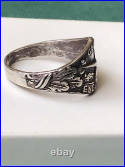 Silver ring. World War II