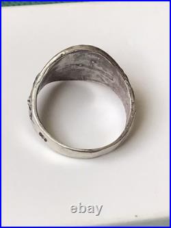 Silver ring. World War II