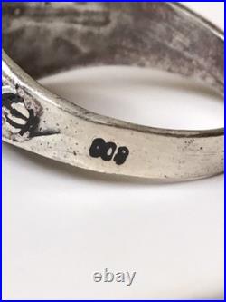 Silver ring. World War II