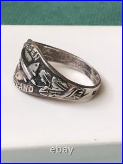 Silver ring. World War II