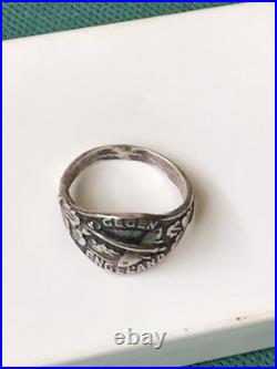 Silver ring. World War II