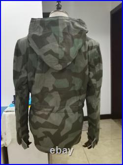 Size L Wwii German Army Splinter Camo Coat & White Winter Reversible Parka