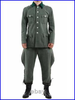 Size L Wwii German M36 Office Wool Field Tunic Breeches Set Collection