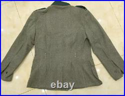 Size M, World War II German M1936 M36 Em Gray Green Wool Field Tunic &trousers