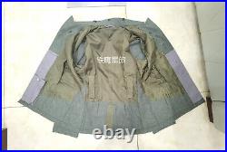 Size M Wwii German M1943 M43 Em Gray Green Wool Field Tunic & Pants Set