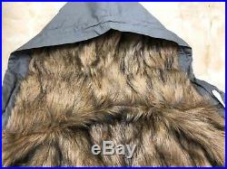 Size XXL WW2 German M43 Grey Rabbit Fur Winter Parka Great Coat, Re-Enactors