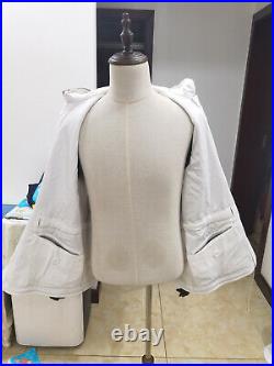 Size XXXL Wwii German Army Splinter Camo Coat & White Winter Reversible Parka