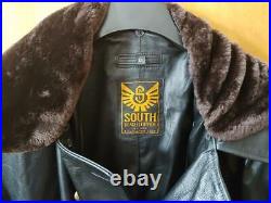 South Beach Heavy Leather, Custom Wwii Style German Officer's Long Coat