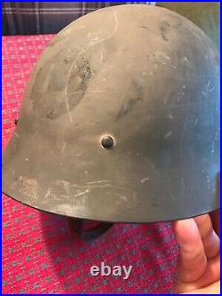 Swedish Helmet. 1926 M26 Original. Belgium Denmark European