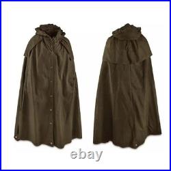 TENT Lavvu 2-Person Shelter Tarp Half Poncho Polish Army Khaki OD Green size reg