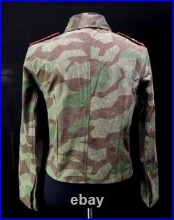 Tailored from Original WWII Zeltbahn. Splinter Camo Wrap. Water repellent