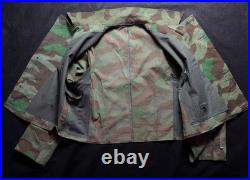 Tailored from Original WWII Zeltbahn. Splinter Camo Wrap. Water repellent