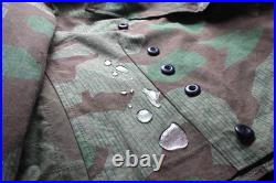 Tailored from Original WWII Zeltbahn. Splinter Camo Wrap. Water repellent Tailored from Original WWII Zeltbahn. Splinter Camo Wrap. Water repellent