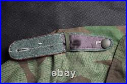 Tailored from Original WWII Zeltbahn. Splinter Camo Wrap. Water repellent