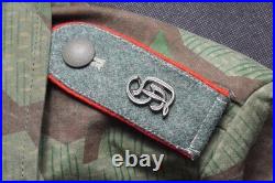 Tailored from Original WWII Zeltbahn. Splinter Camo Wrap. Water repellent