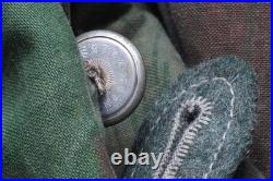 Tailored from Original WWII Zeltbahn. Splinter Camo Wrap. Water repellent
