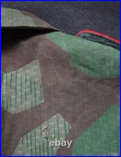 Tailored from Original WWII Zeltbahn. Splinter Camo Wrap. Water repellent