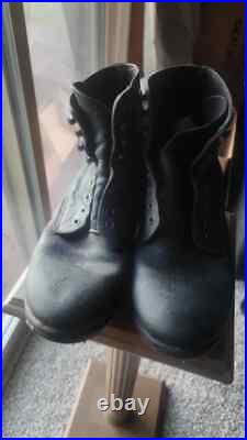 Texled German WW2 Lowboots at the front, atf used and blackened size 10.5 Texled German WW2 Lowboots at the front, atf used and blackened size 10.5
