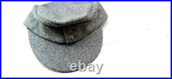 UNISSUED WWII German Wool M43 WINTER Wool Service Field Cap 100% Authentic