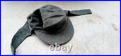 UNISSUED WWII German Wool M43 WINTER Wool Service Field Cap 100% Authentic